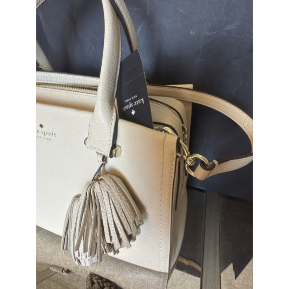 Kate Spade Maryam Palmer Drive Leather Satchel Tote - Picture 4 of 15